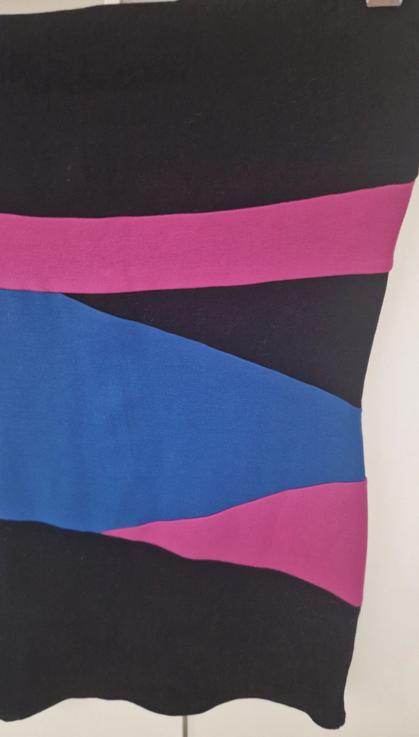 Vestido palabra de honor tricolor Blanco talla L – photo 2